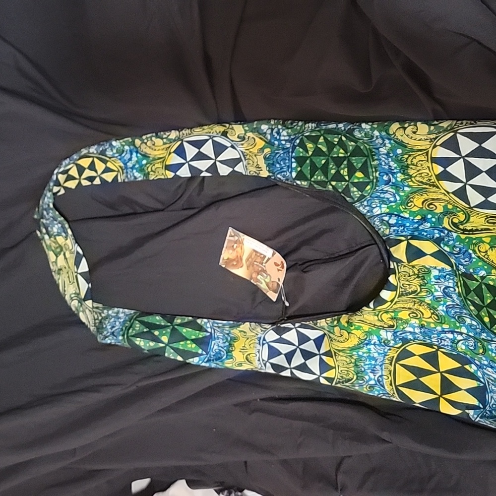 NWT Colorful Patterned Hippie Style Crossbody Bag - Picture 2 of 5